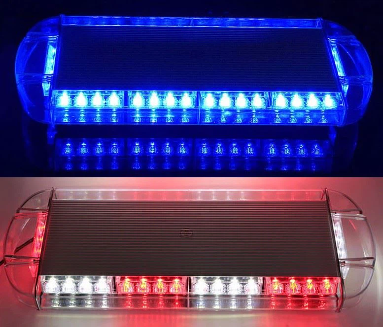 Червена синя LED мини предупредителна светлинна лента